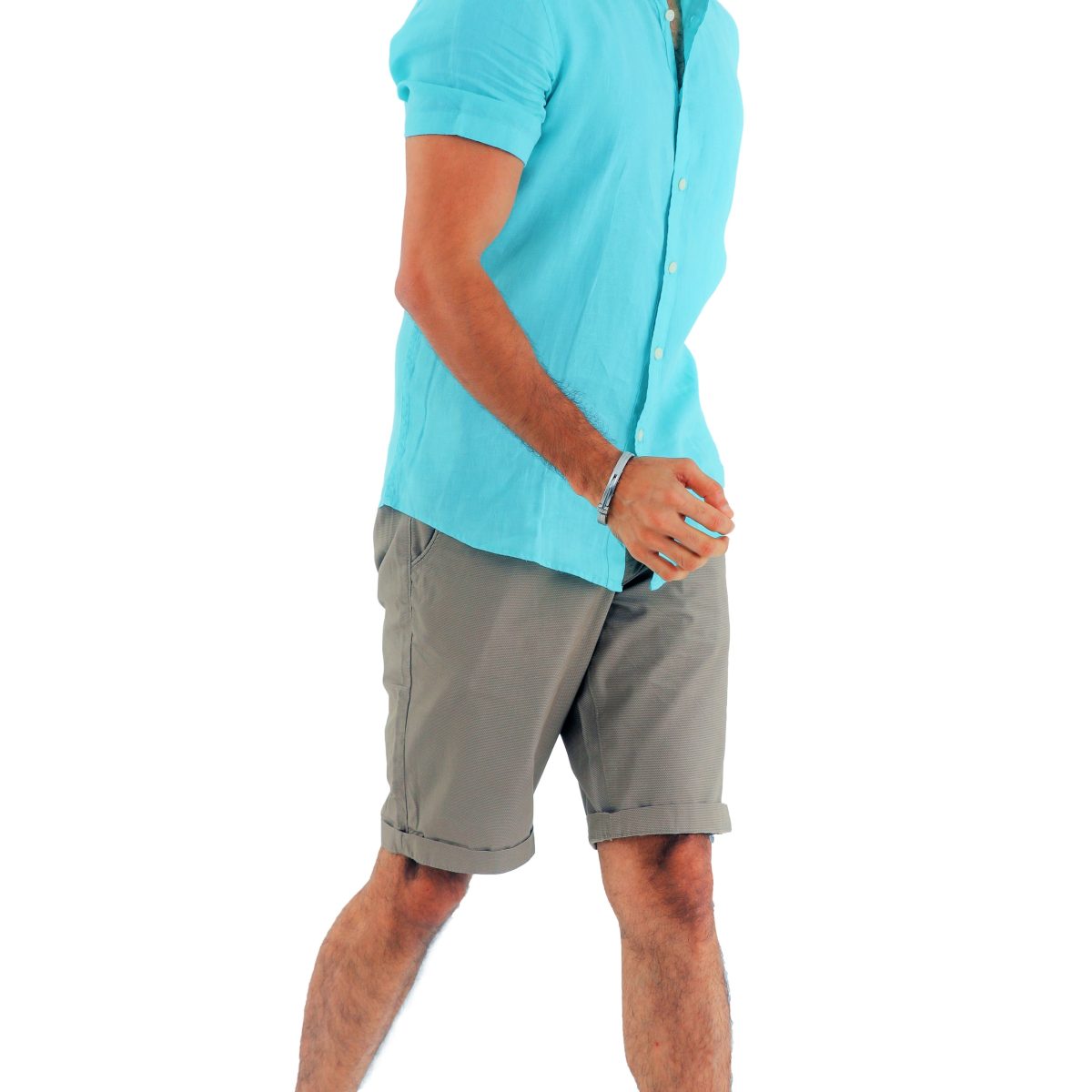 Short sleeve shirt and Twill Chino Short 