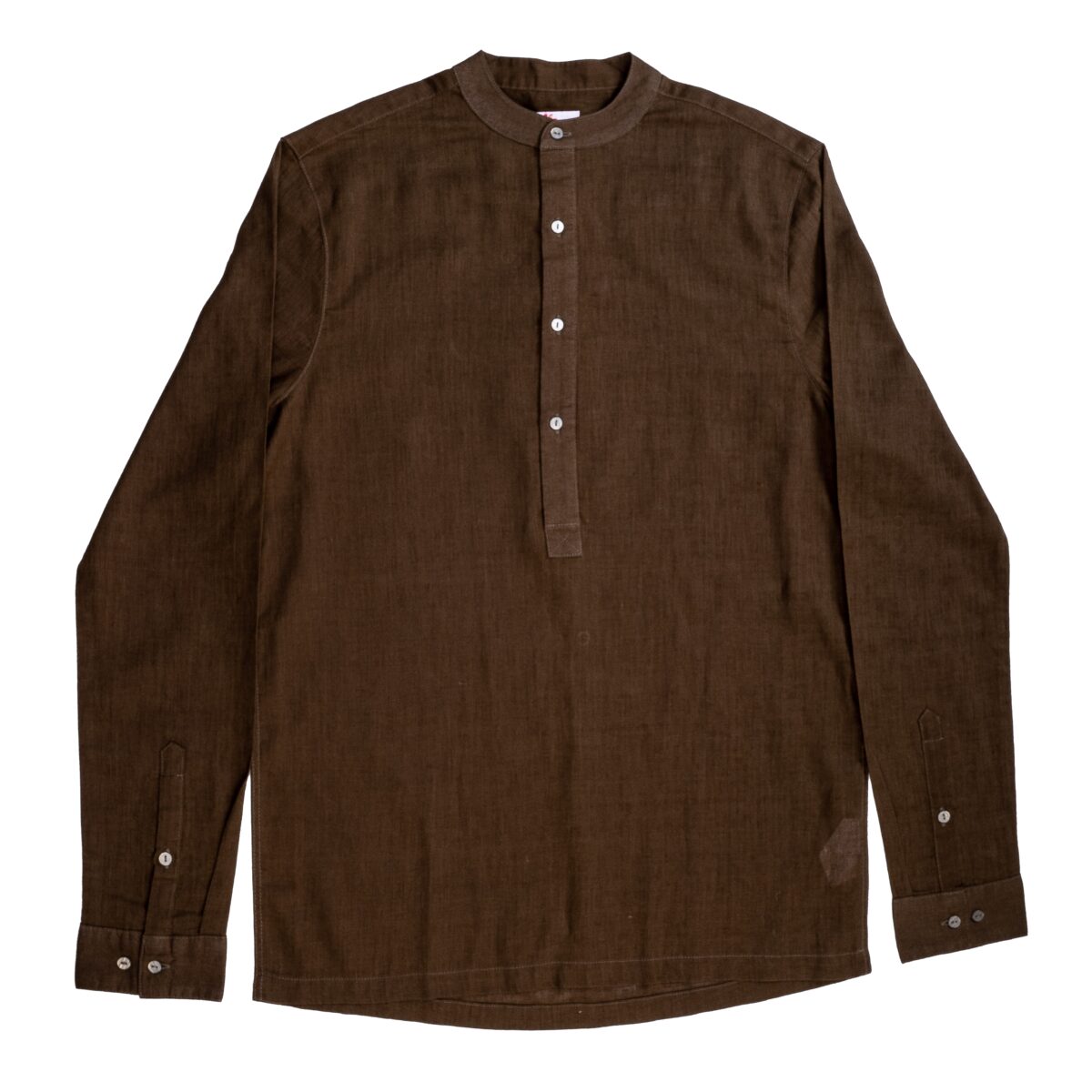 Long sleeve Band collar Shirt 