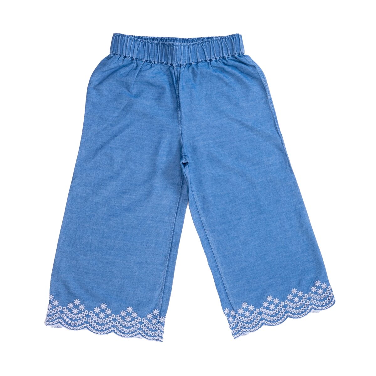 Broderie wide leg Pant