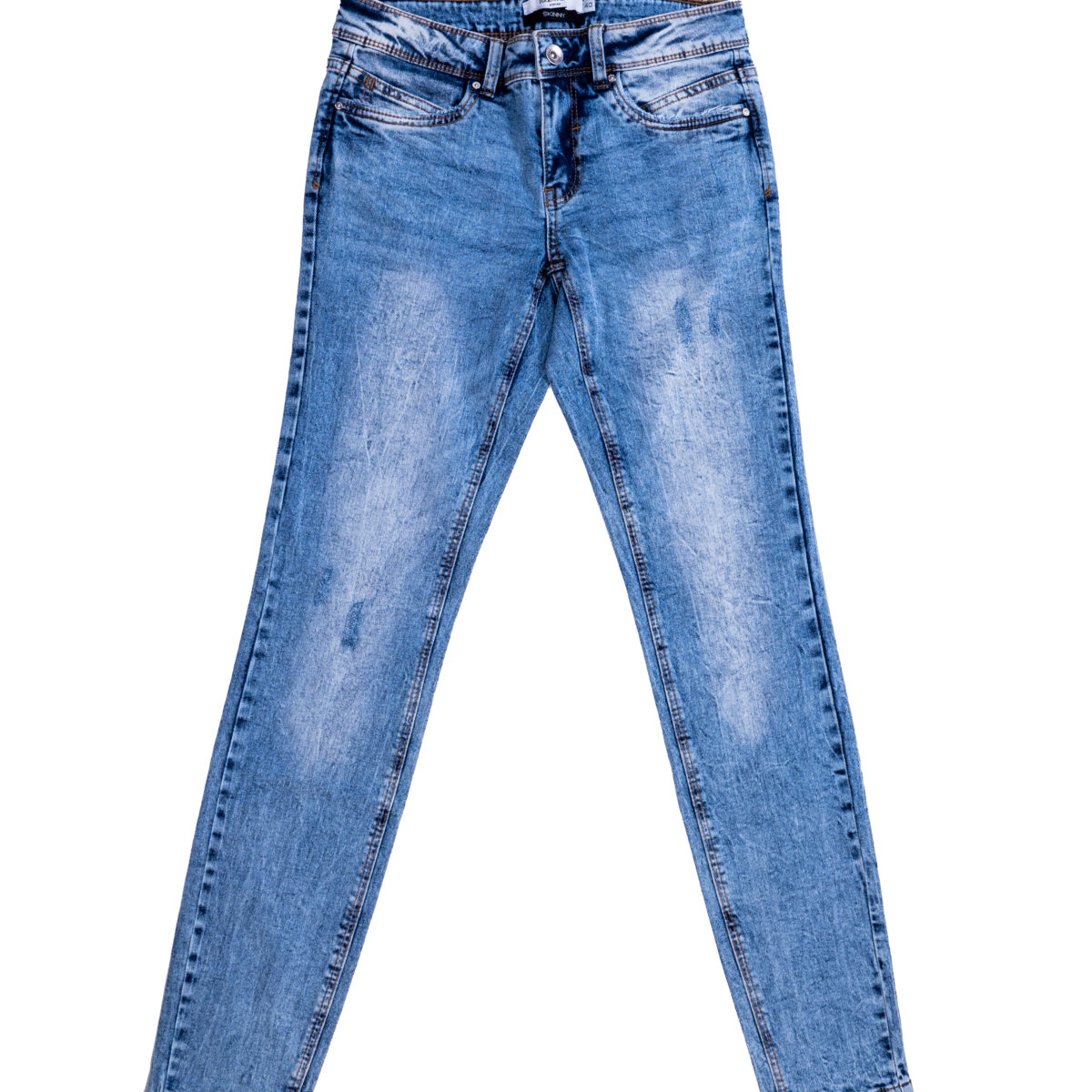 5 pocket Long Denim Pant